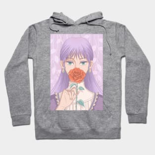 Red rose #2 Hoodie